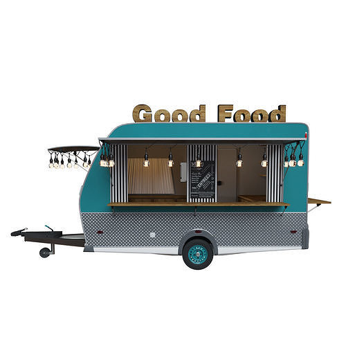 Food truck - Good Food 3D model