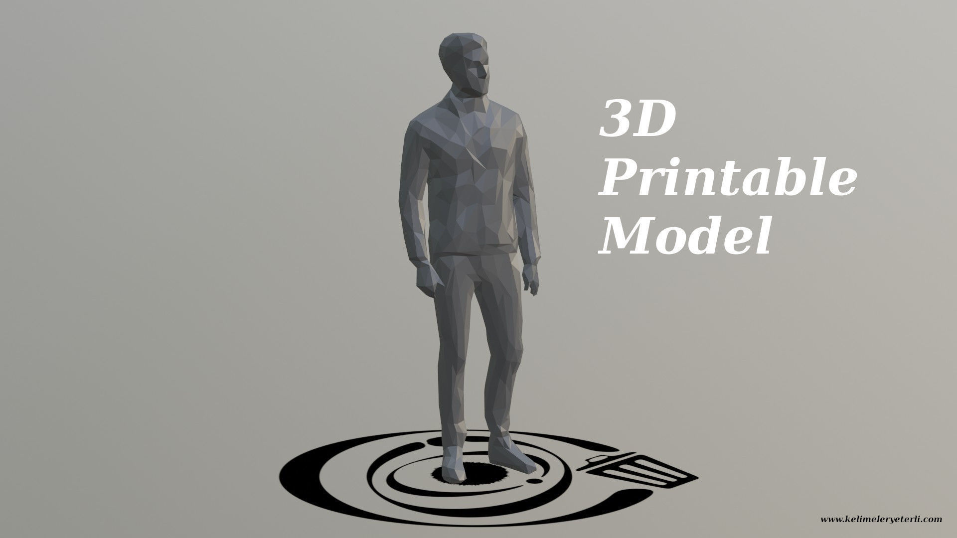 Human 052 LP R Low-poly 3D model_4