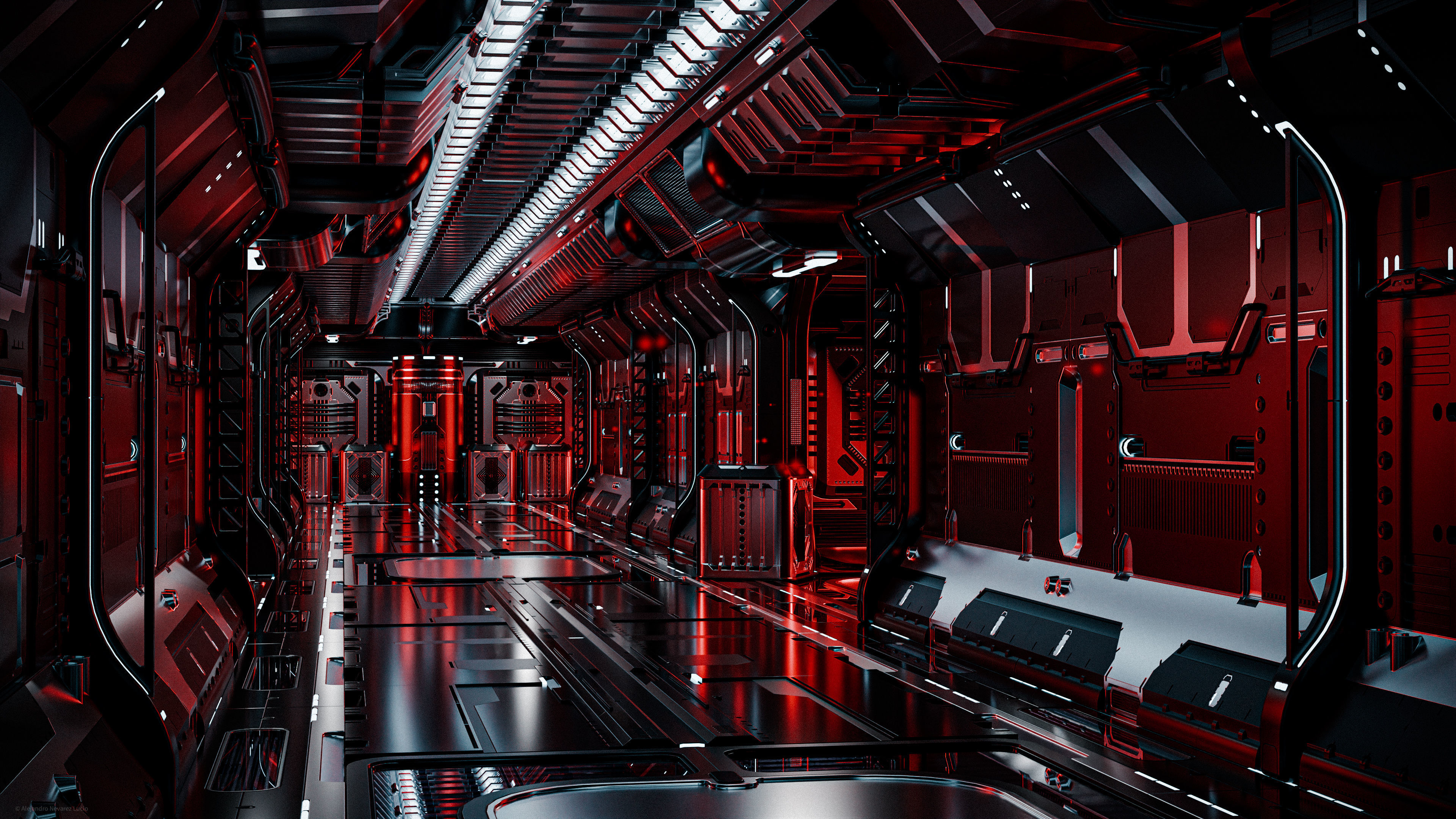 25 Sci-Fi 3D models - Interior Asset Pack Low-poly 3D model_3