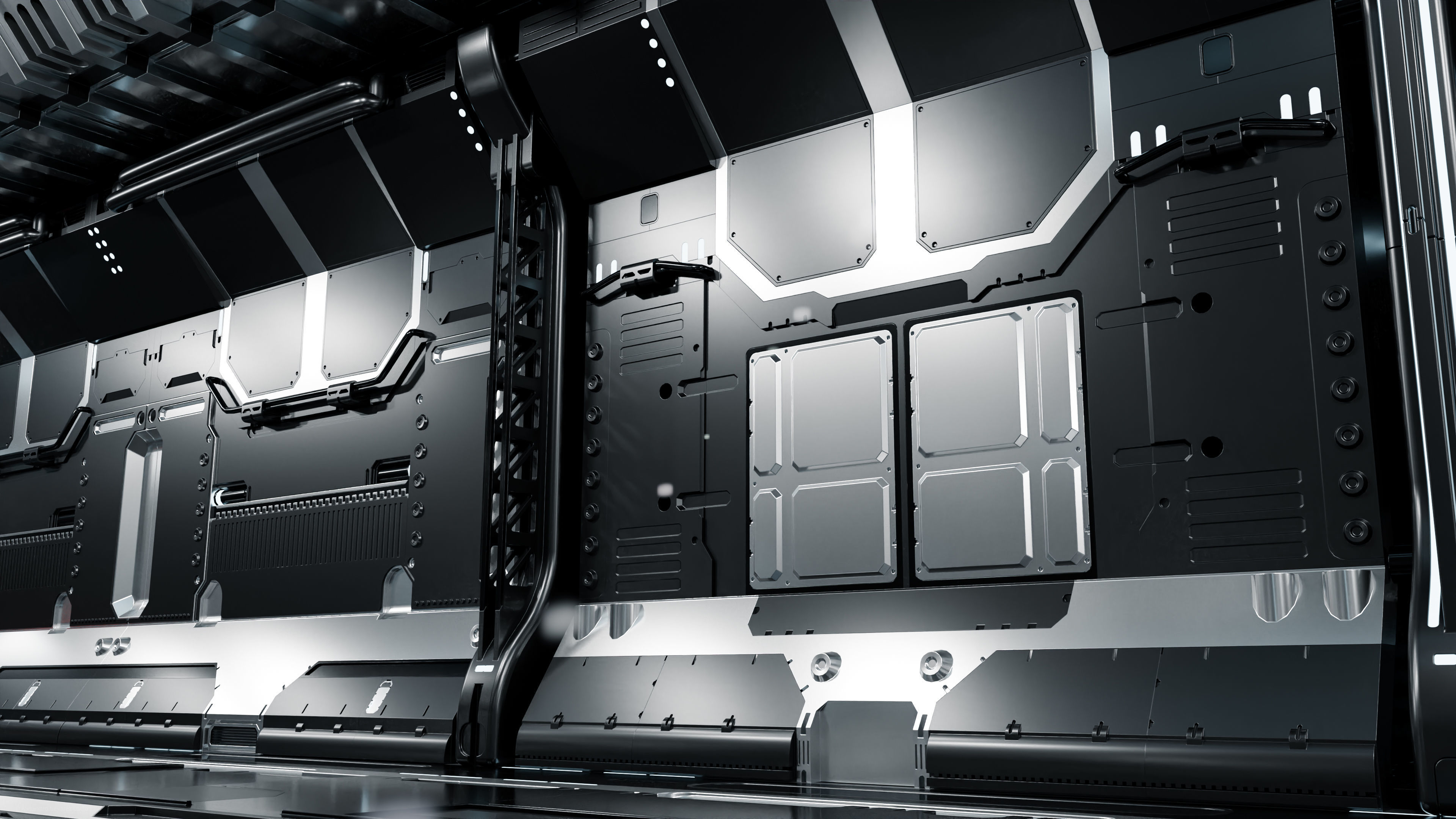 25 Sci-Fi 3D models - Interior Asset Pack Low-poly 3D model_8