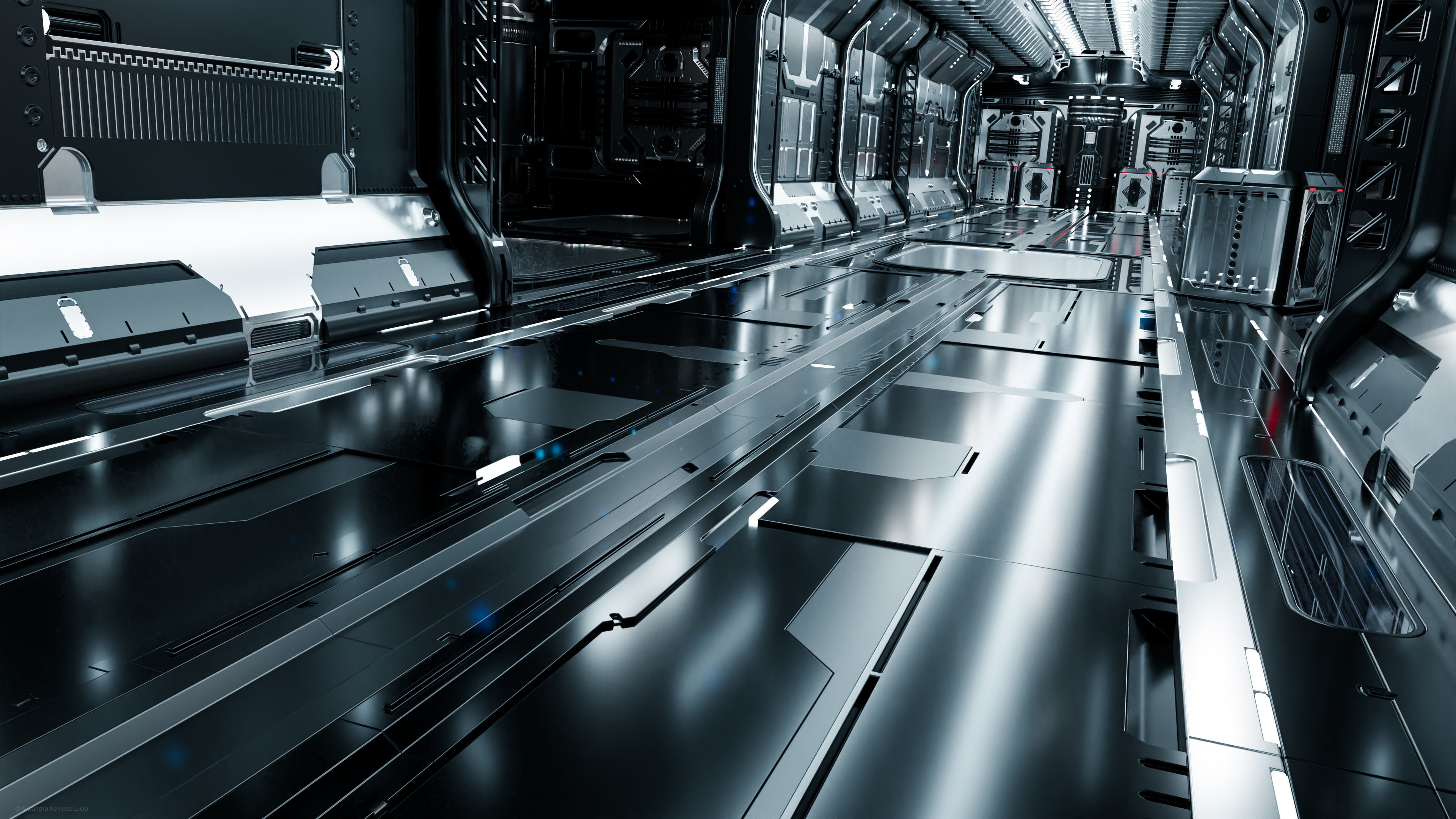 25 Sci-Fi 3D models - Interior Asset Pack Low-poly 3D model_4