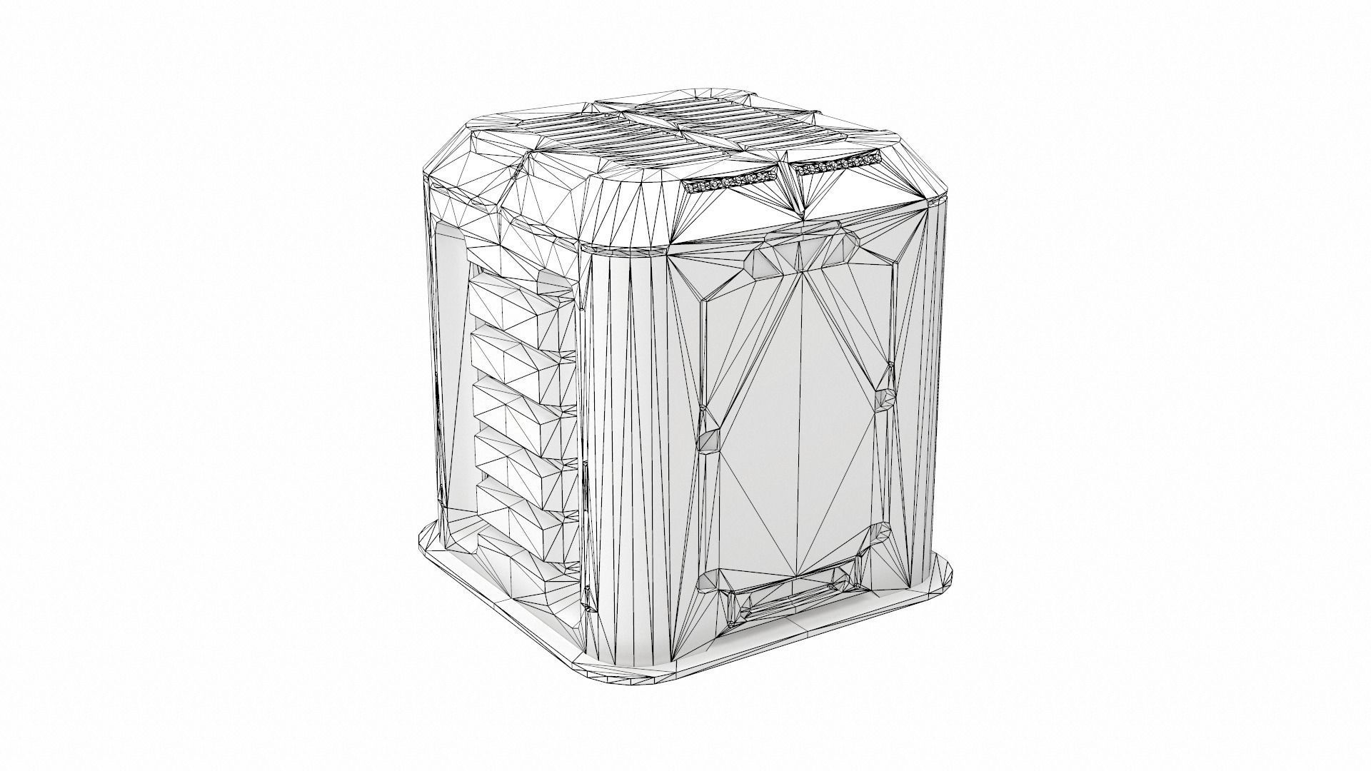 25 Sci-Fi 3D models - Interior Asset Pack Low-poly 3D model_52