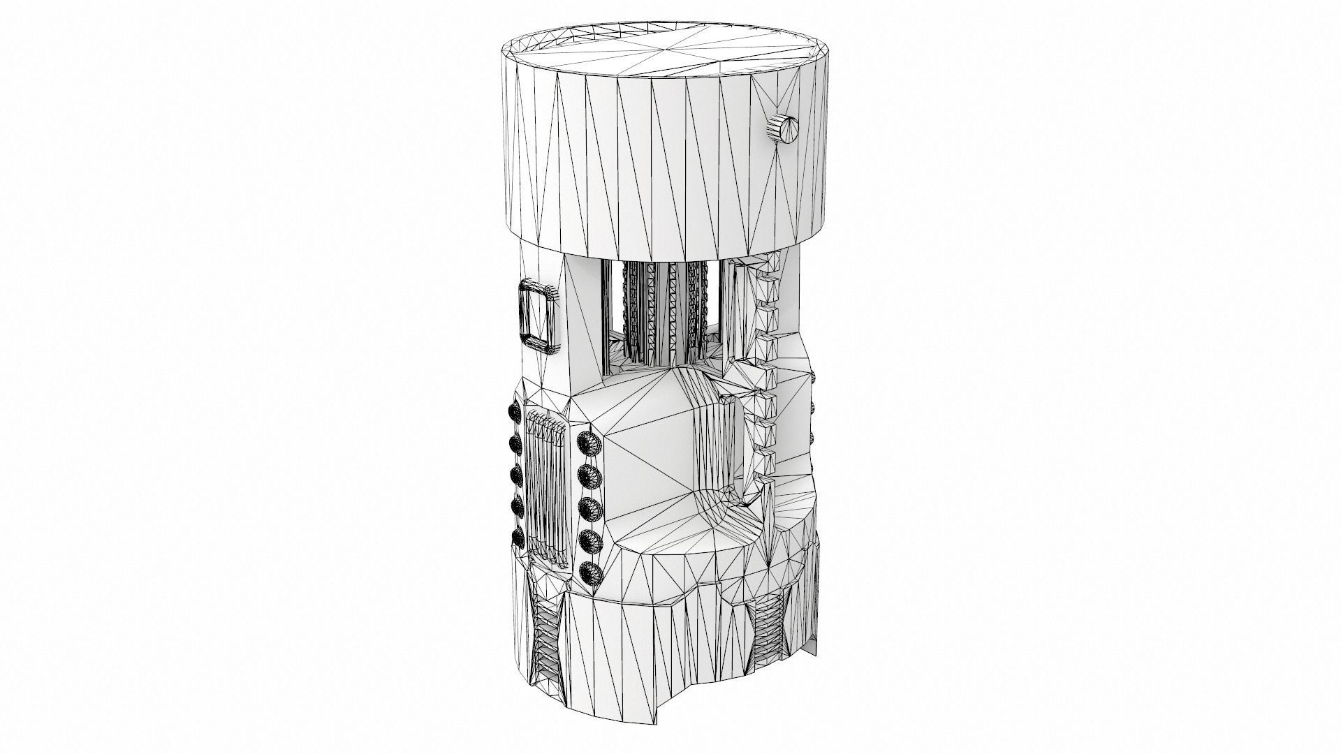 25 Sci-Fi 3D models - Interior Asset Pack Low-poly 3D model_47