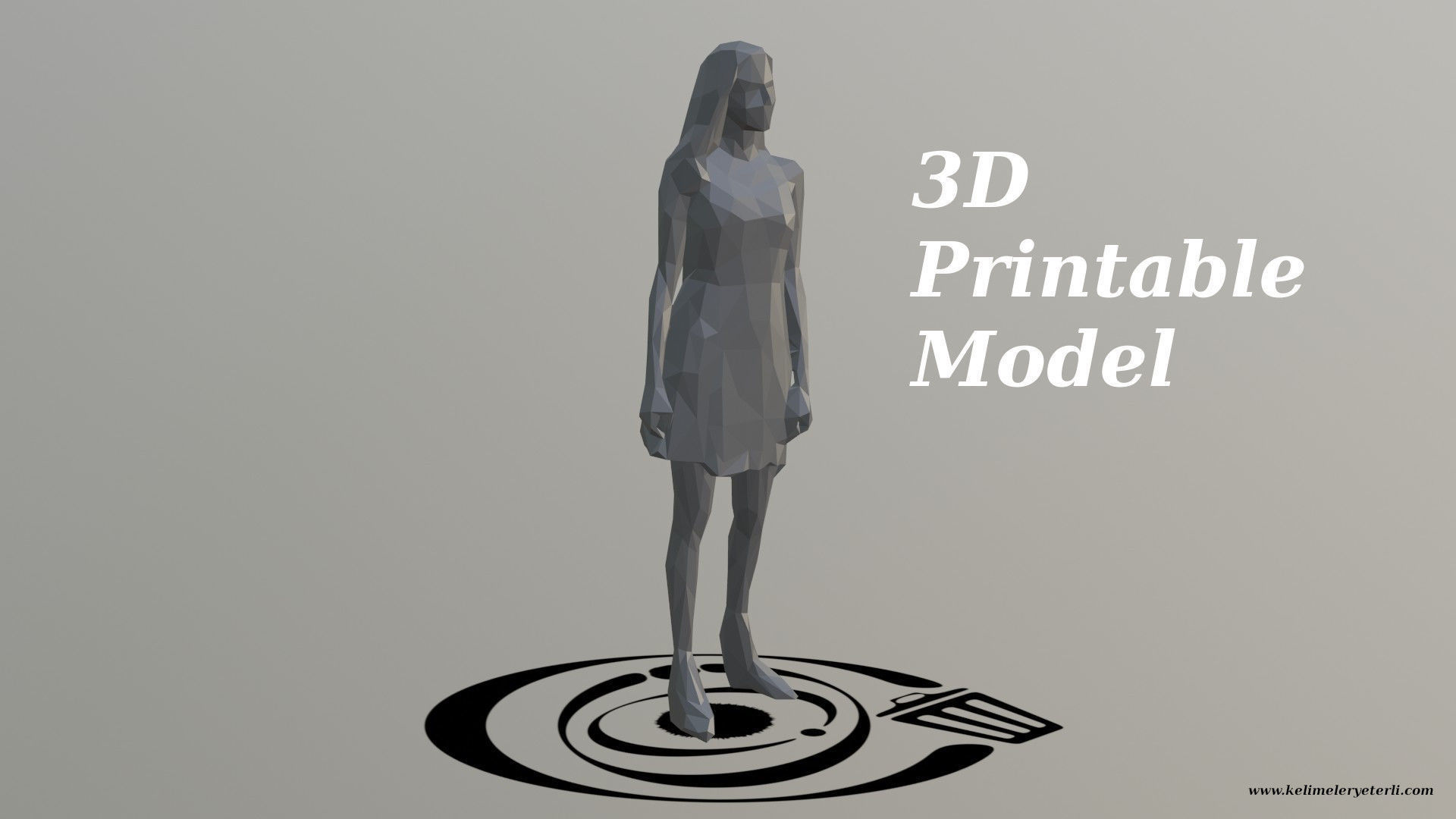 Human 054 LP R Low-poly 3D model_4