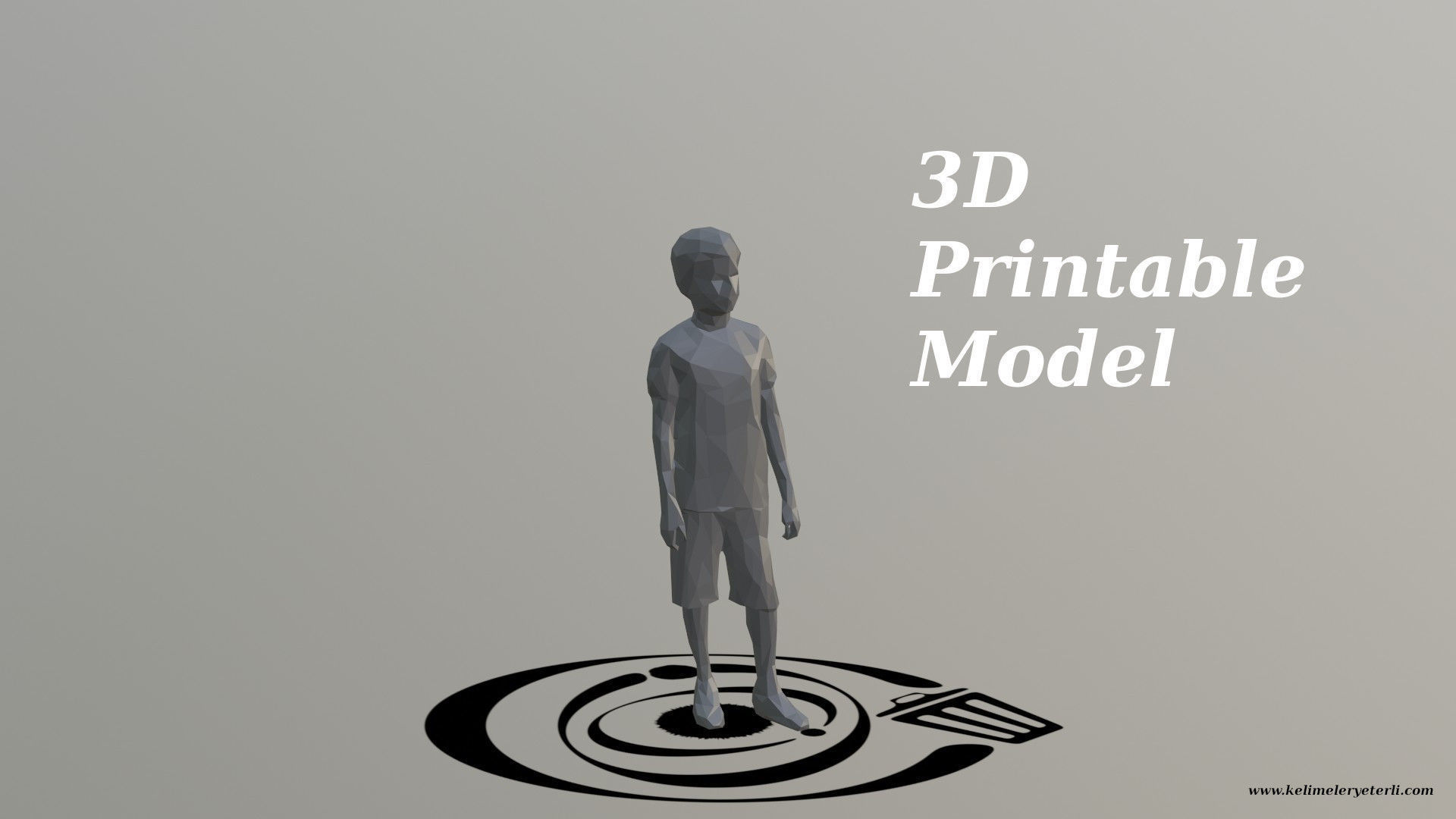 Human 057 LP R Low-poly 3D model_4