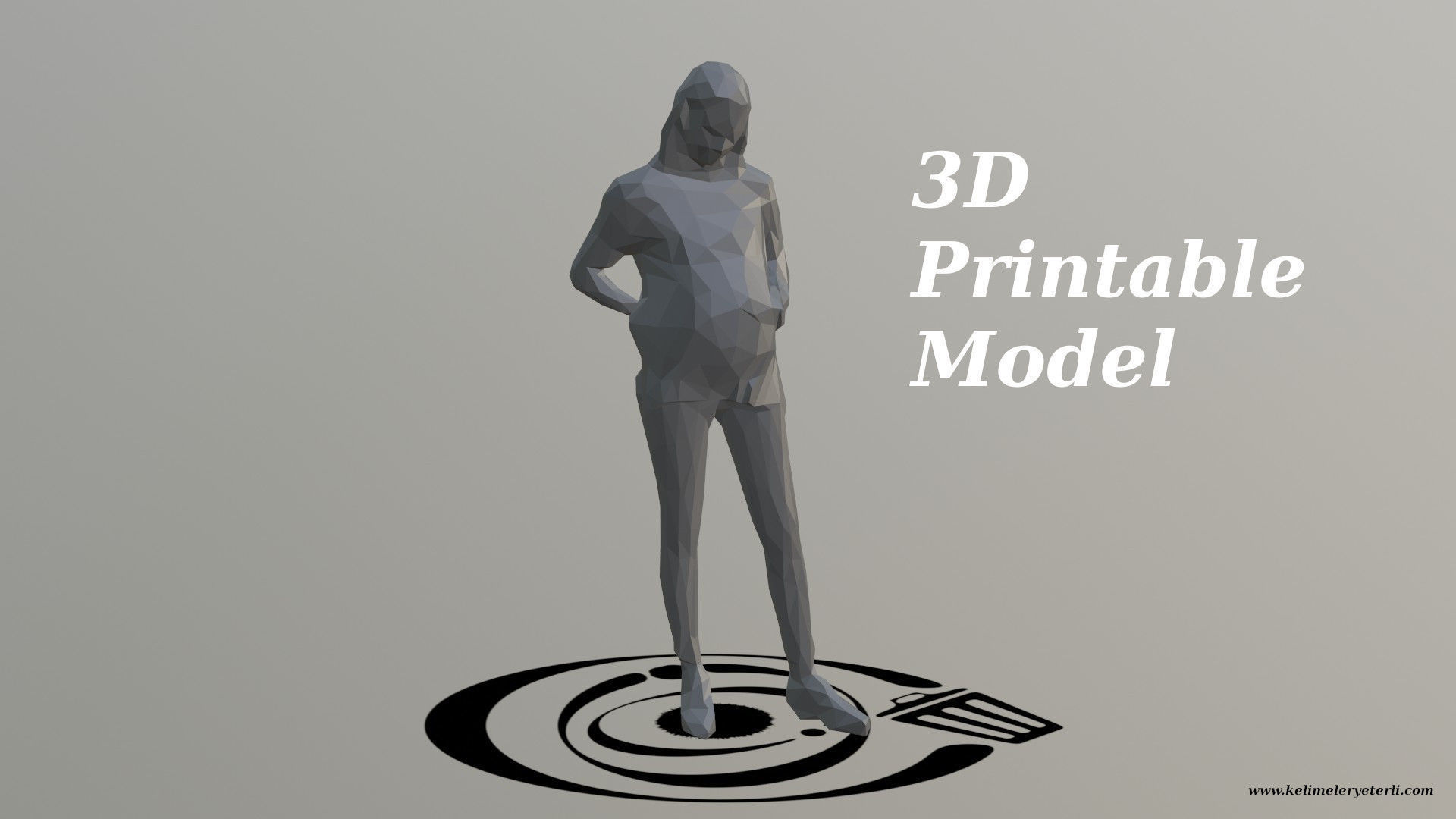 Human 058 LP R Low-poly 3D model_4