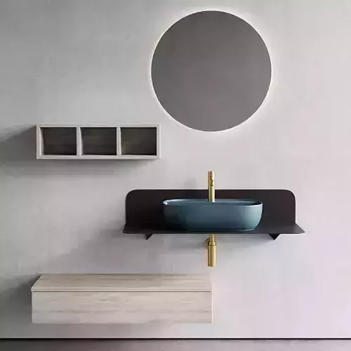 Scarabeo Ceramiche Plana Vanity Unit Set 1