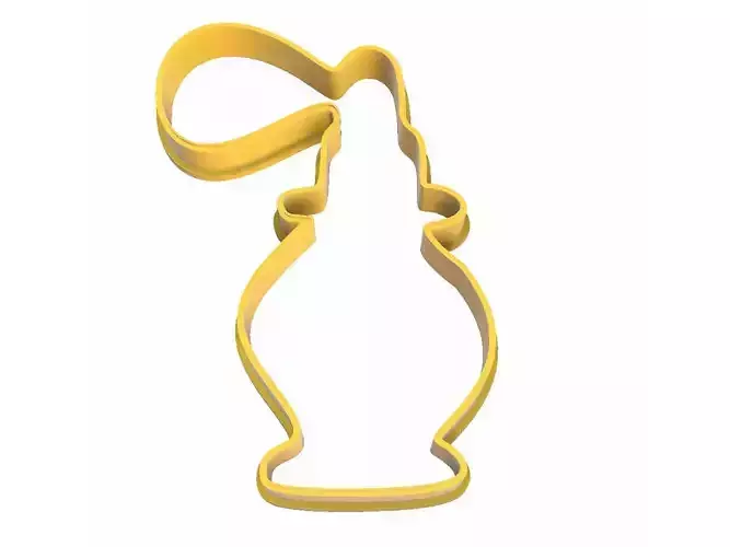 0146 Vintage perfume  cookie cutter 