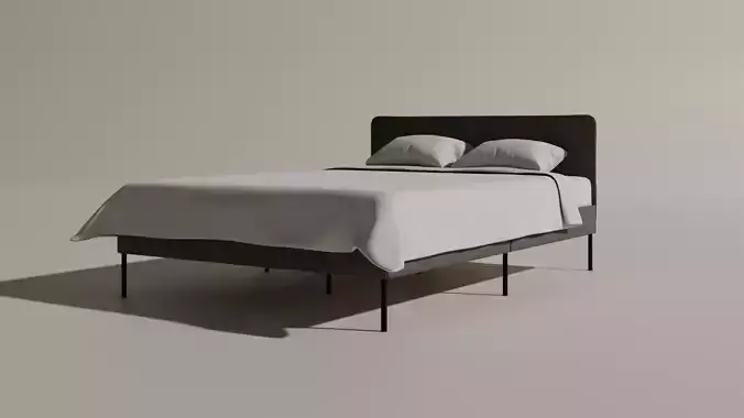 Ikea Slattum Bed 3D model