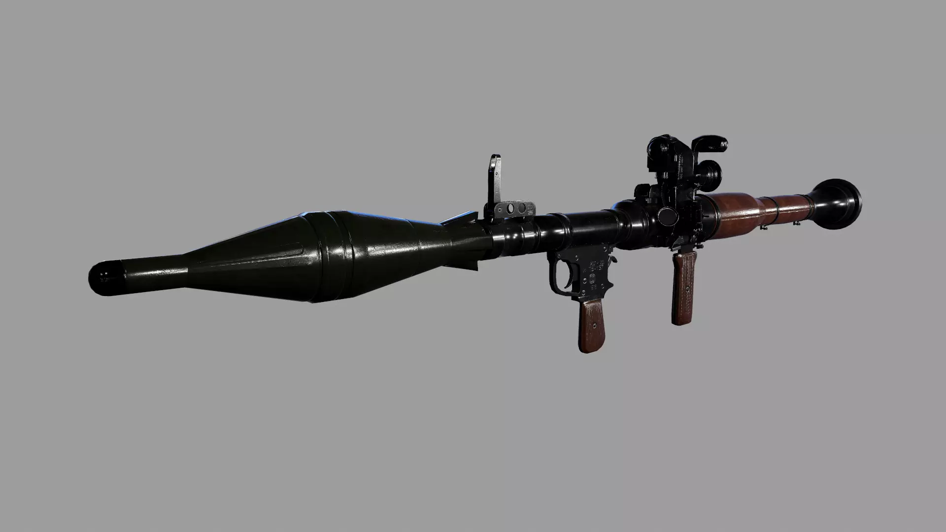 RPG-7 Soviet Bazooka 3D model_0