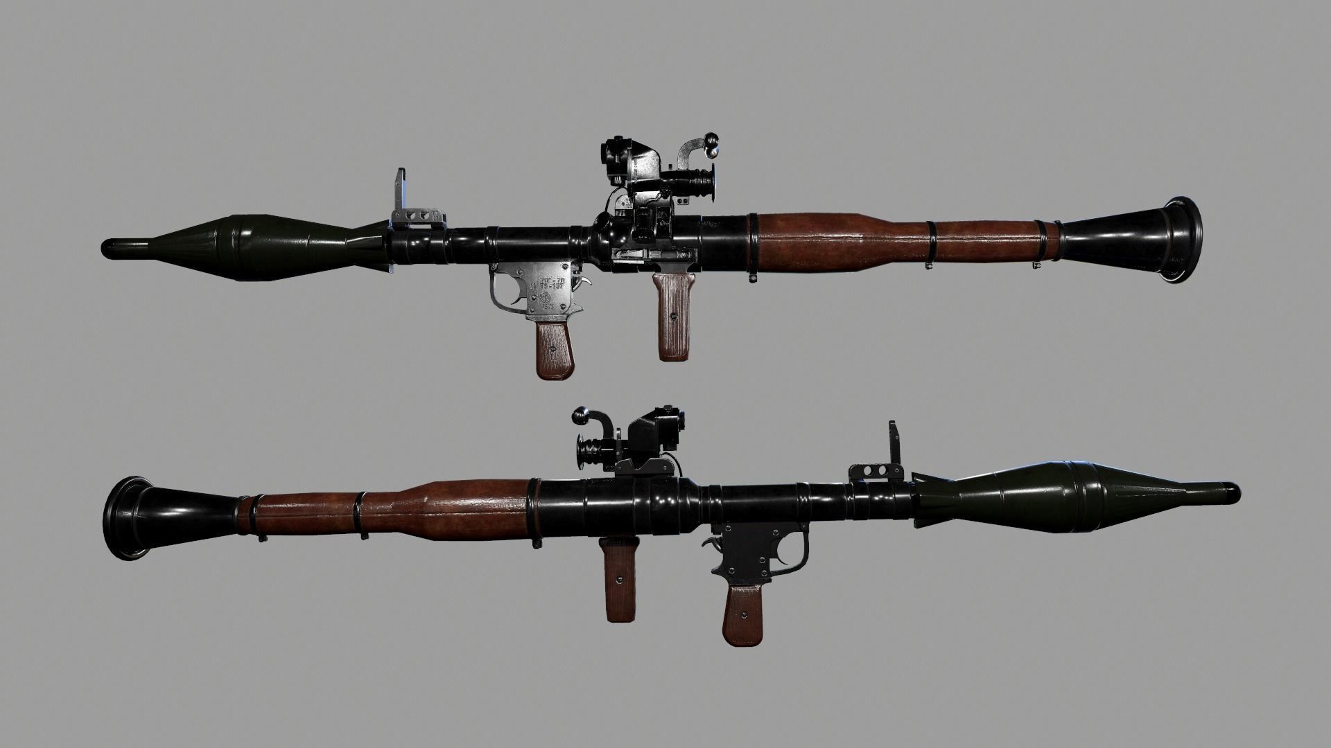 RPG-7 Soviet Bazooka 3D model_4