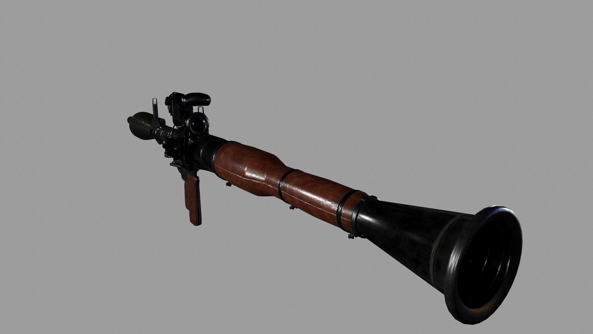 RPG-7 Soviet Bazooka 3D model_1