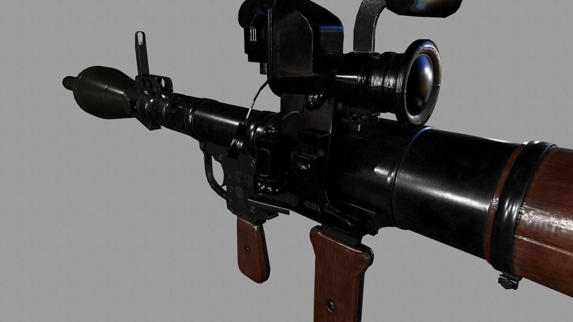 RPG-7 Soviet Bazooka 3D model_3
