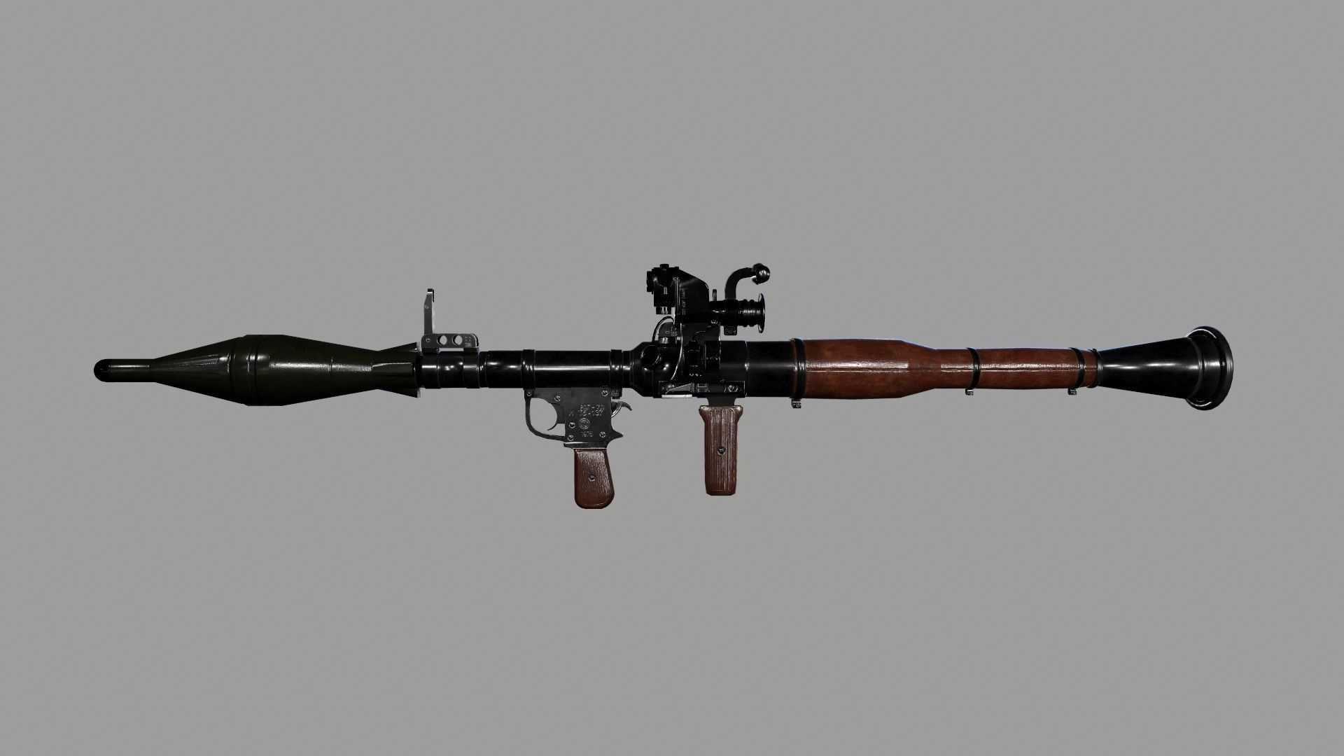 RPG-7 Soviet Bazooka 3D model_2