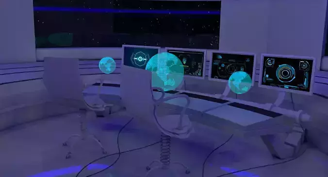 Sci Fi Room 3D model