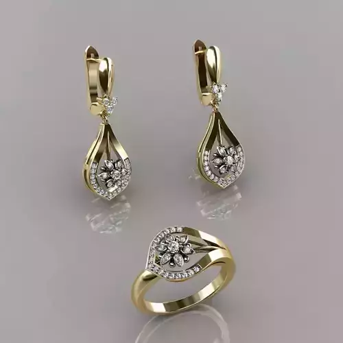 Ring and Earrings 62