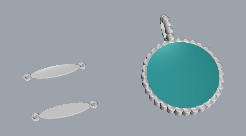 Dior Pendant 3D print model_8