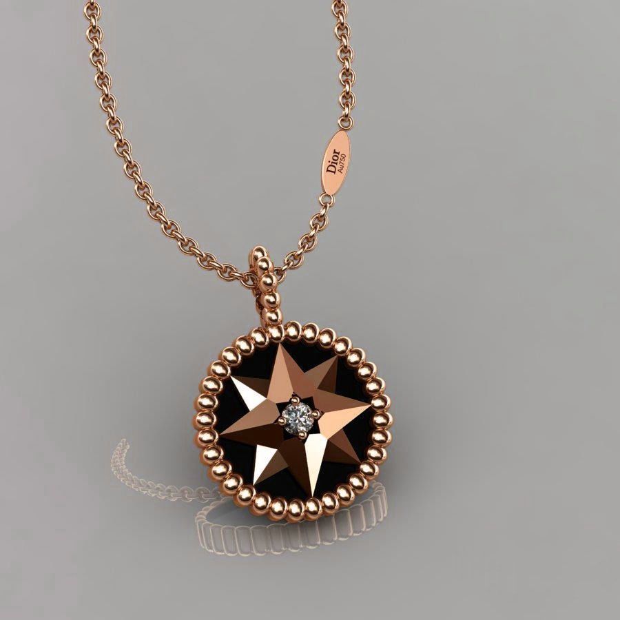 Dior Pendant 3D print model_4