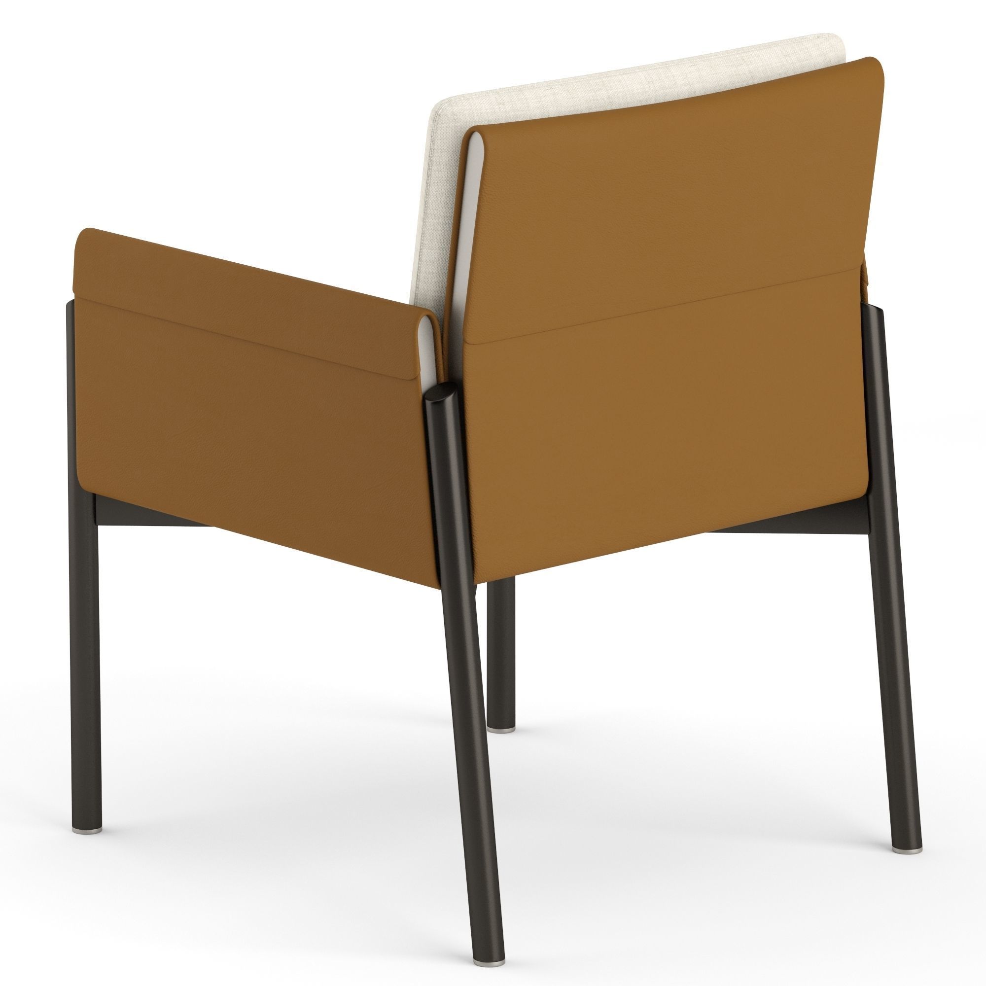 Turri Zenit chair and table 3D model_3
