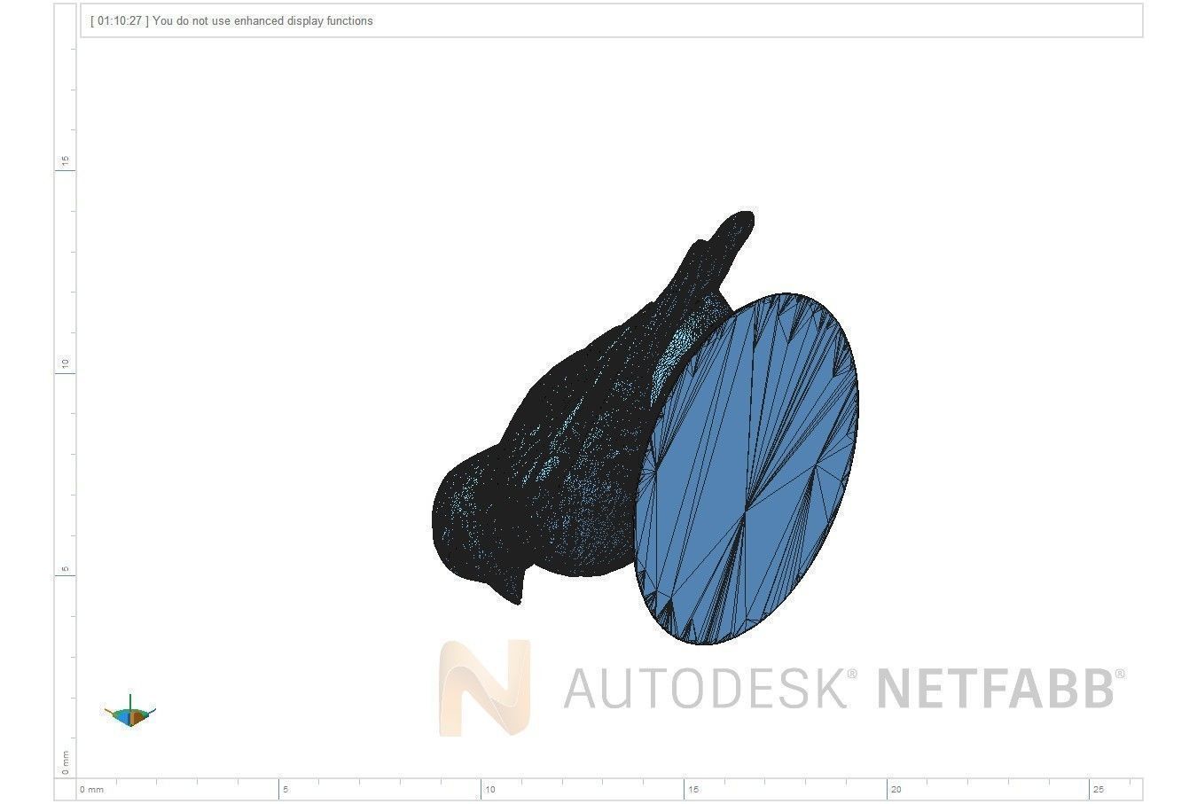 Canary bird perched 3D print model_13