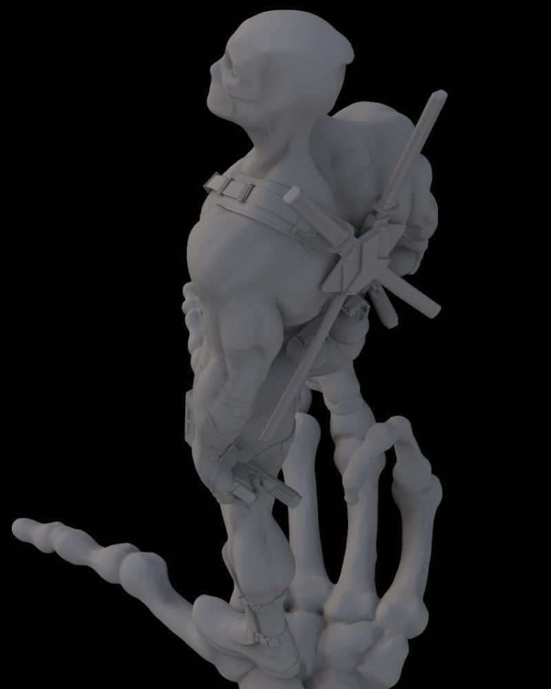 deadpool comics Free 3D print model