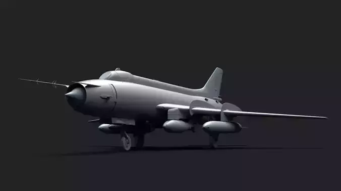 Su-17 20 22 Low-poly 3D model