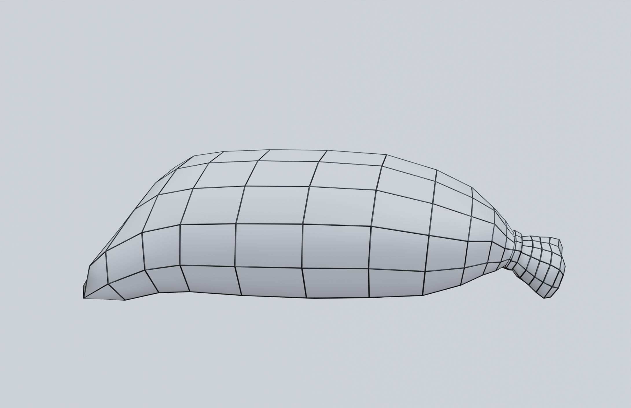 Sandbags set low poly PBR materials Low-poly 3D model_28