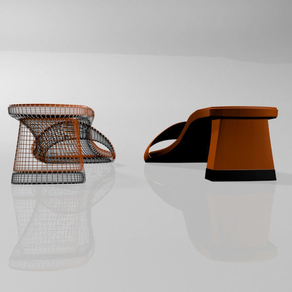 Square-Toe Block-Heel Sandals 01 3D model_19