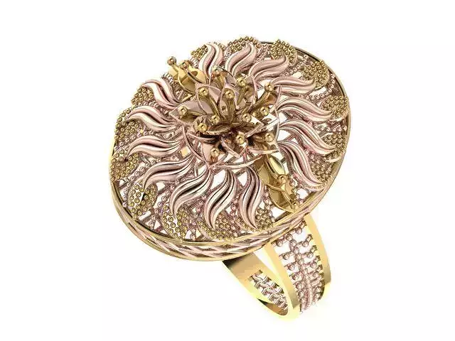 Ring With Full Worked 20