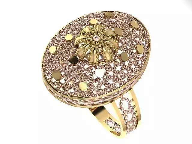 Ring With Full Worked 21