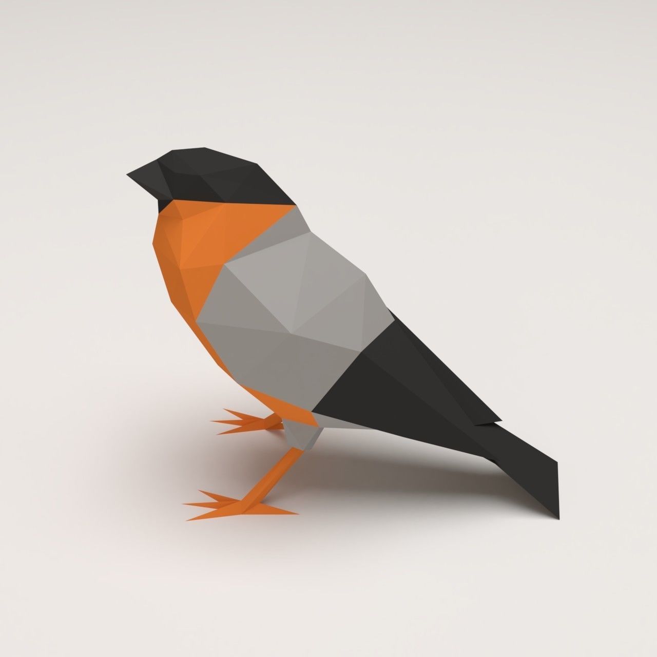 Bird - Bullfinch Free 3D print model_3