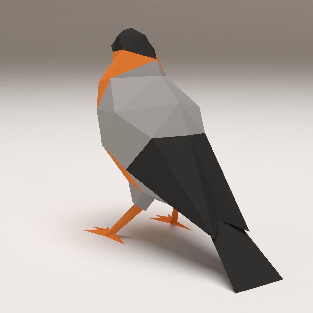 Bird - Bullfinch Free 3D print model_1