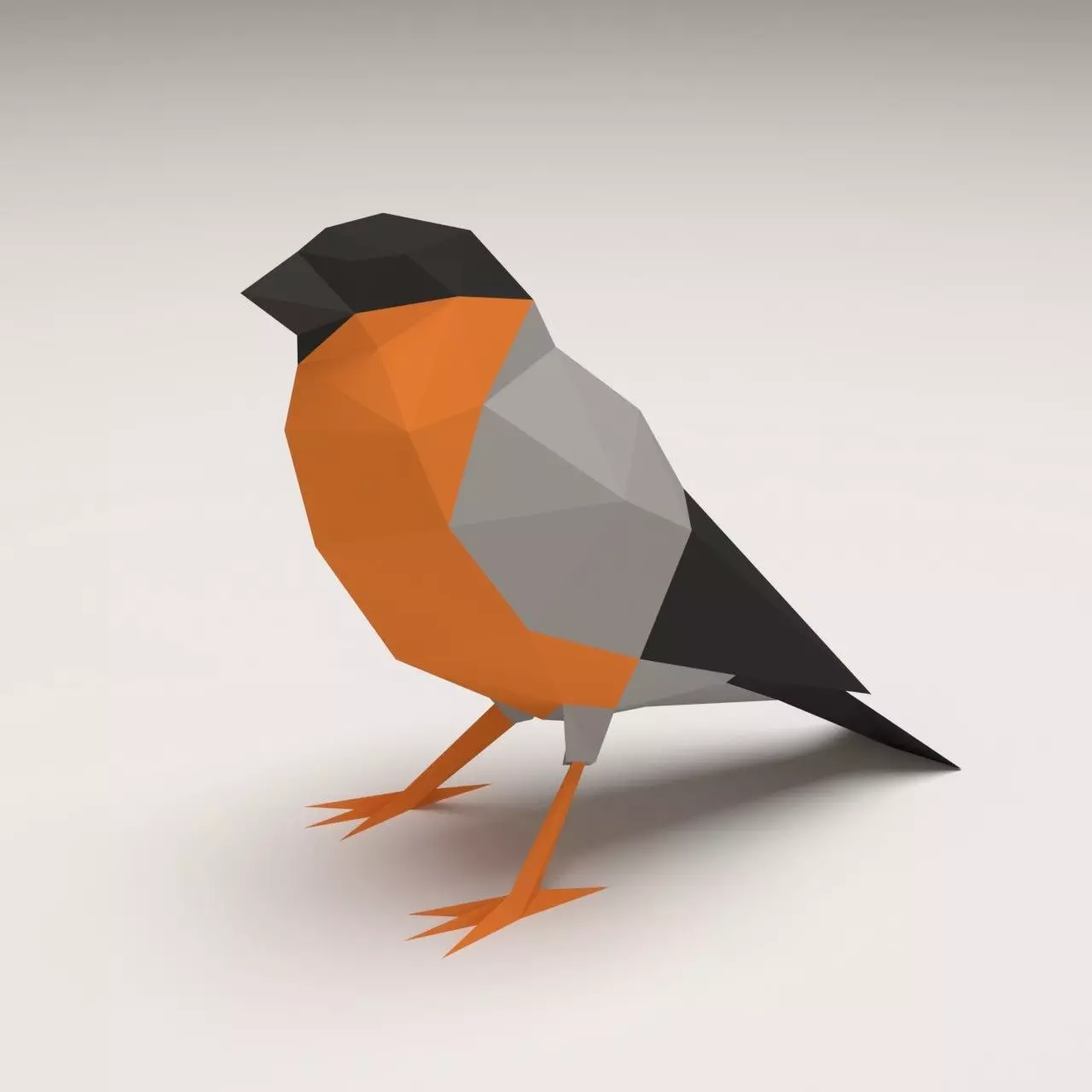 Bird - Bullfinch Free 3D print model_0