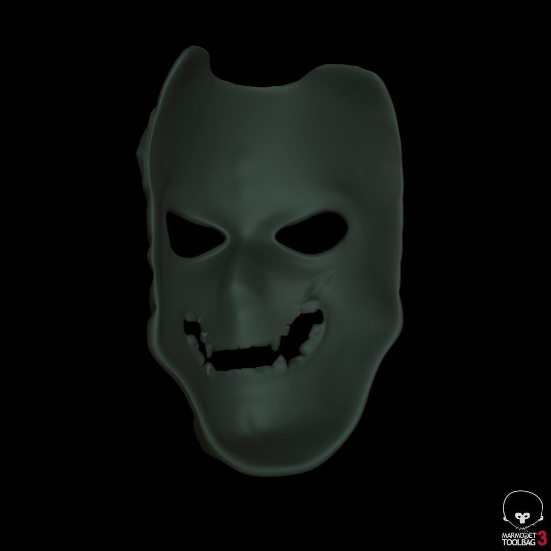 japanese stylized mask 3d printable  3D print model_3