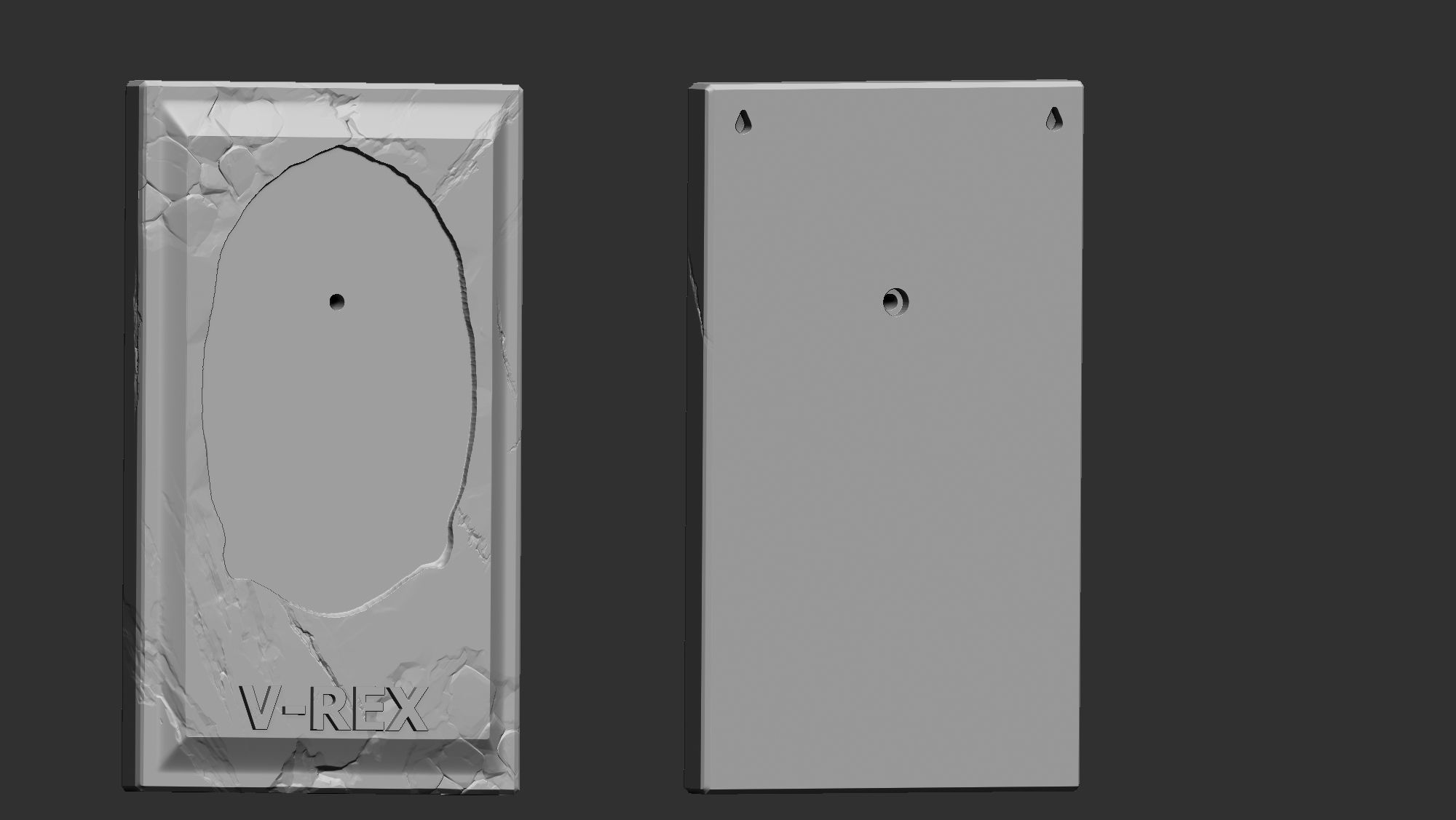  Tyrannosaurus Vastatossaur -REX - wall 3D print model_6