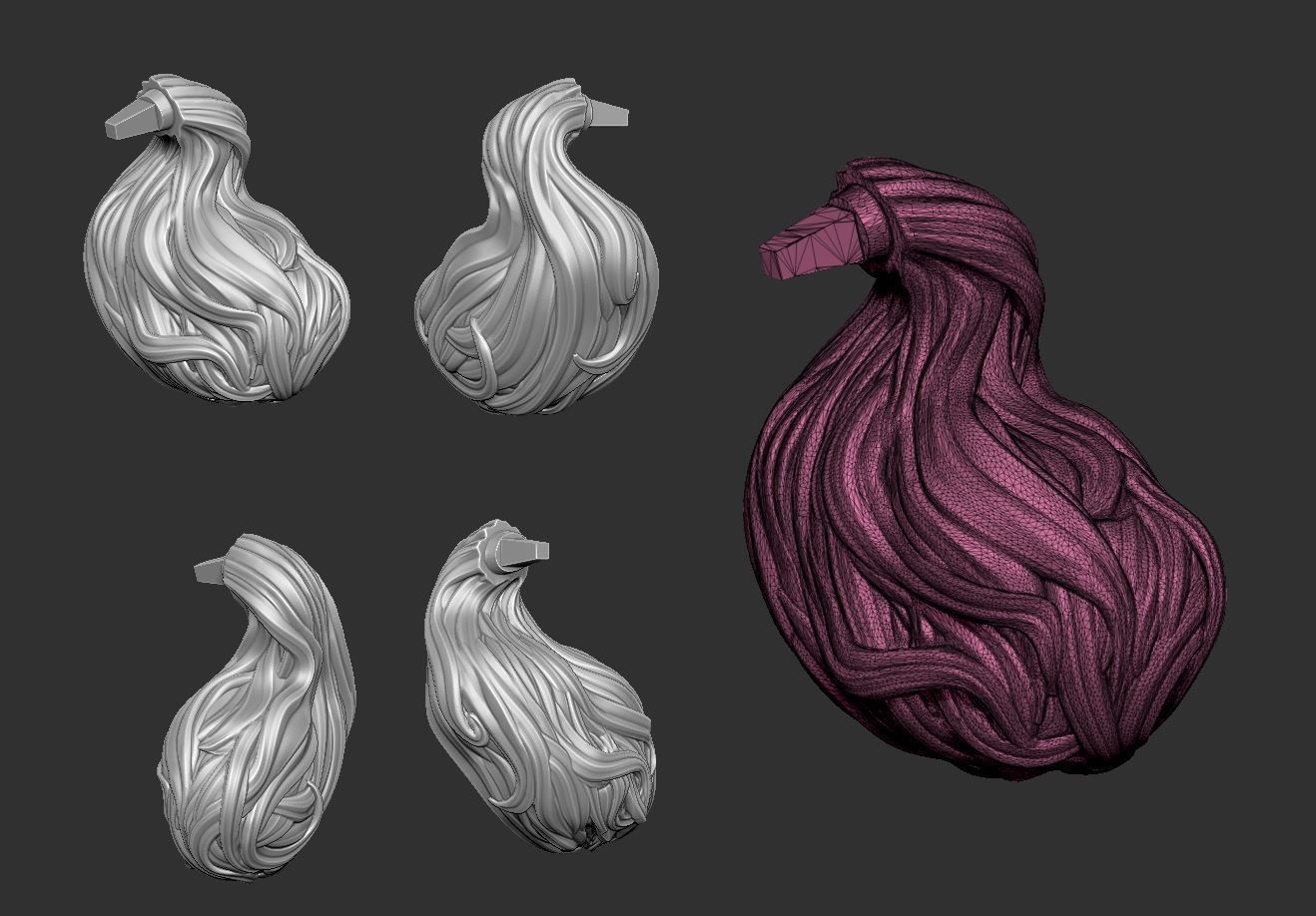 Cupcake Pinup 3D print model_7