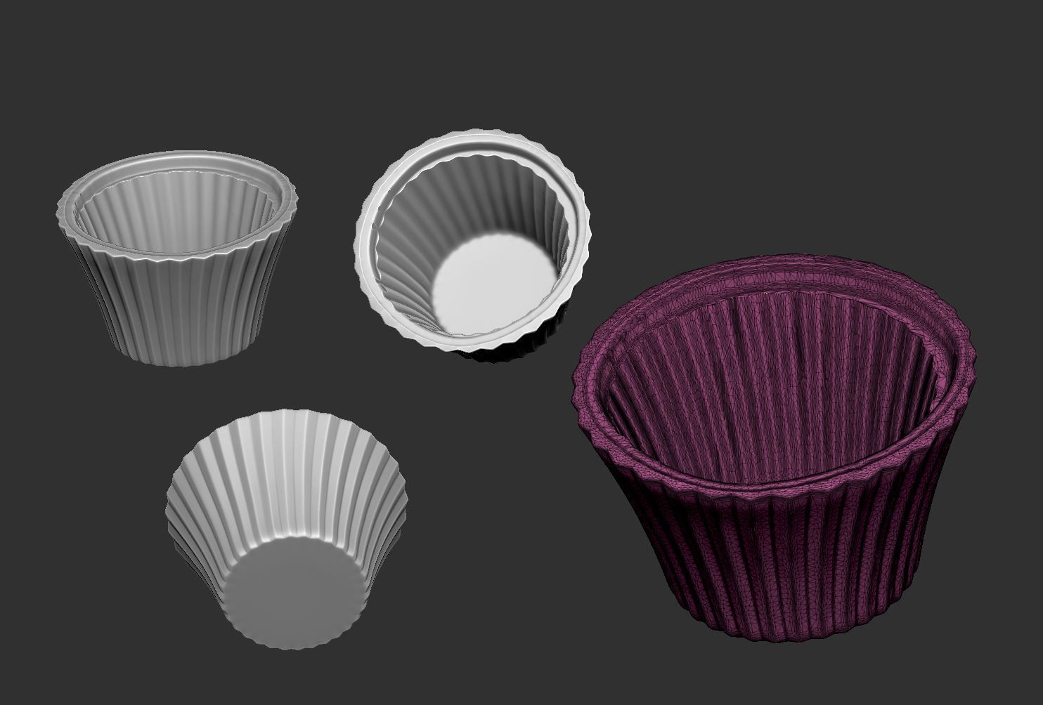 Cupcake Pinup 3D print model_15