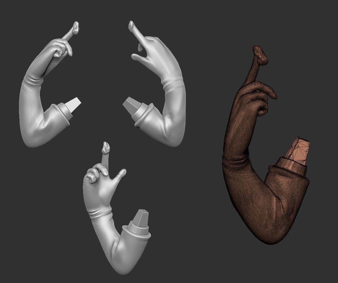 Cupcake Pinup 3D print model_12