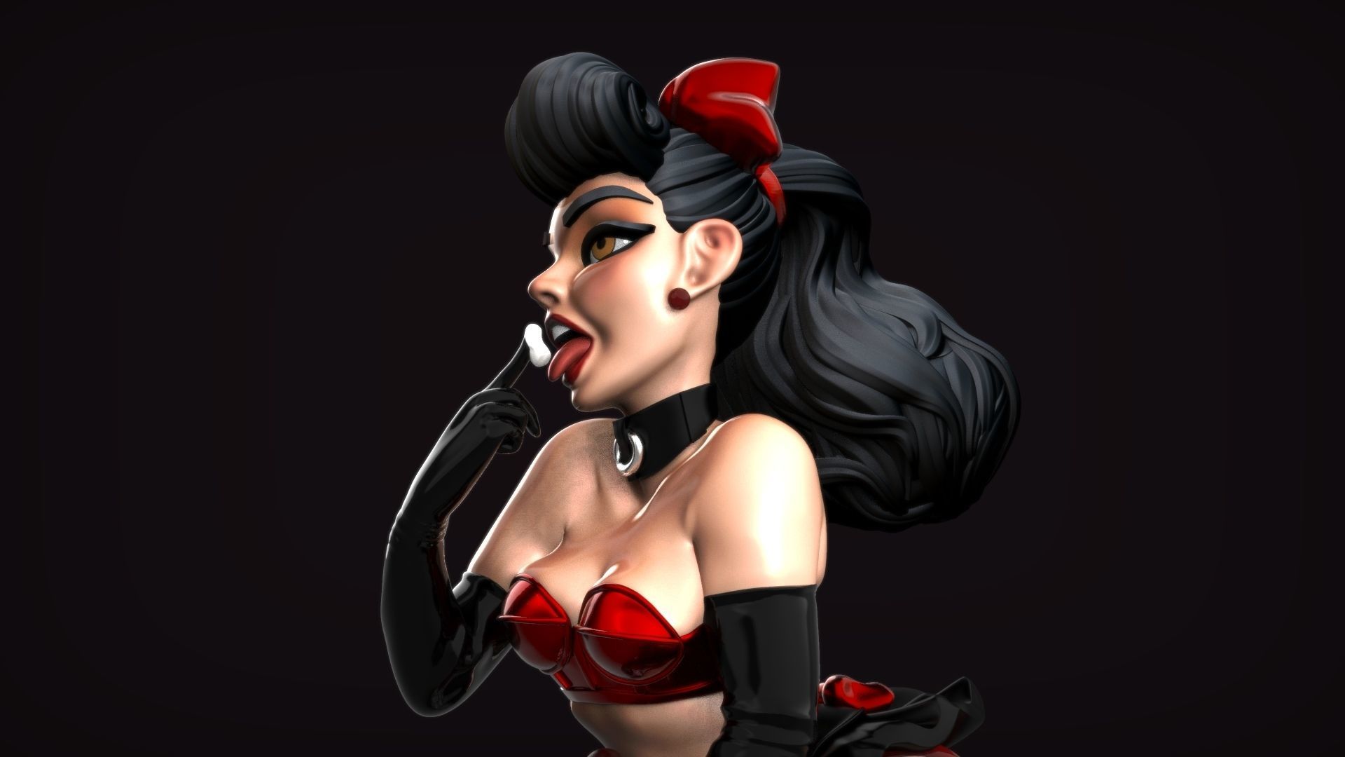 Cupcake Pinup 3D print model_23