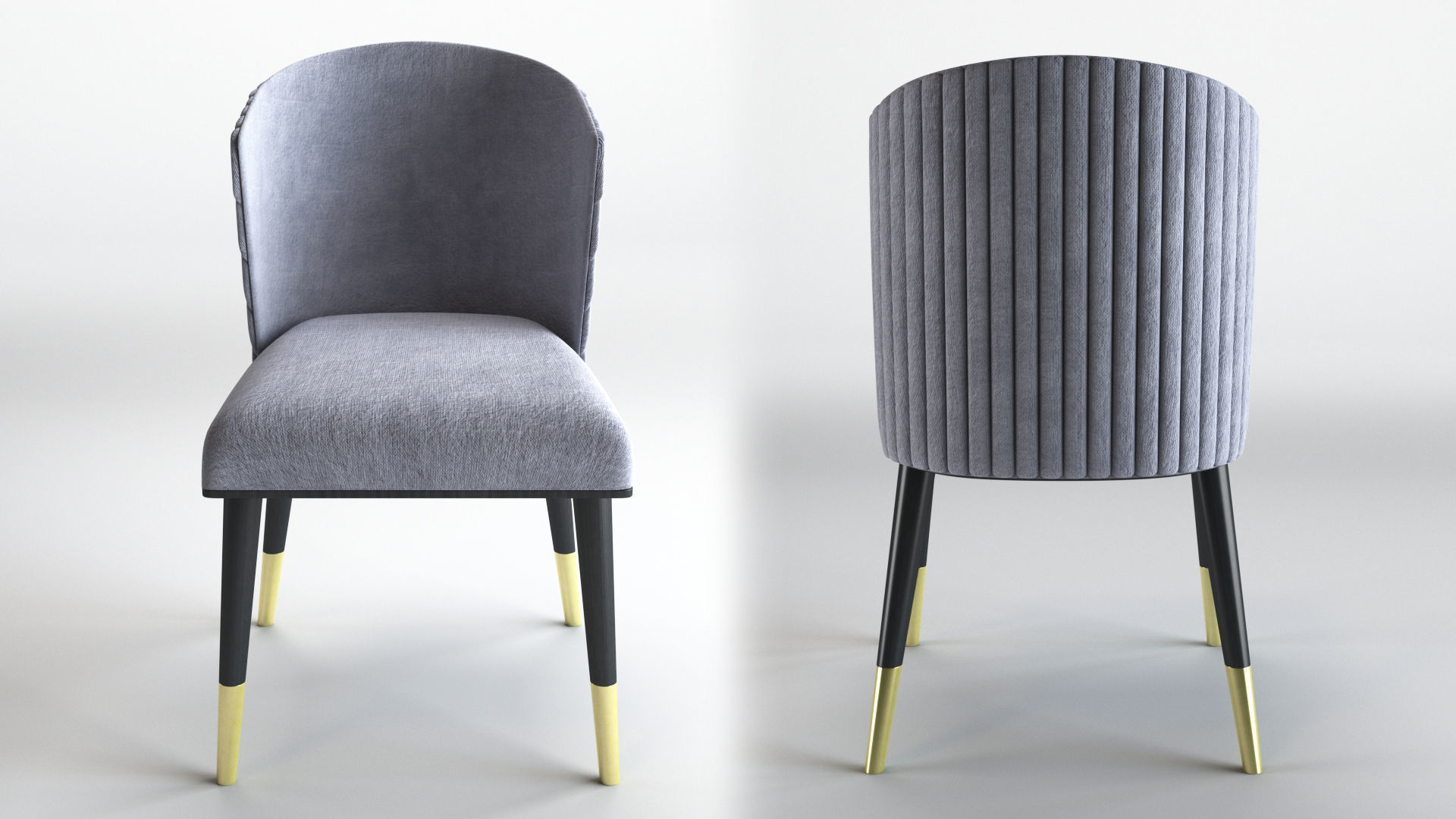 Ercole Table and Ninfea chair 3D model_7