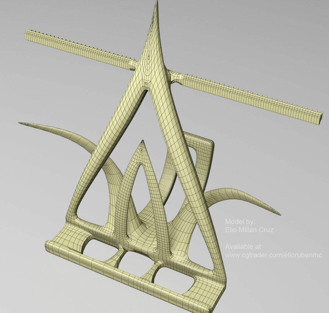 Cell phone Holder for car cupholder 3D print model_3