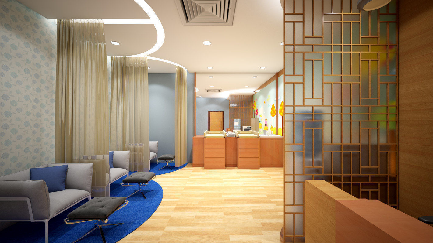 Baby Feeding Stall or room 3D model_2