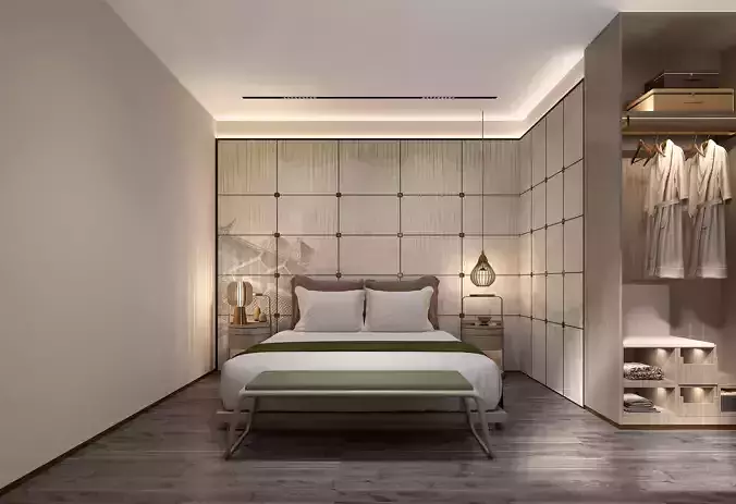 Modern villa homestay style 3D model