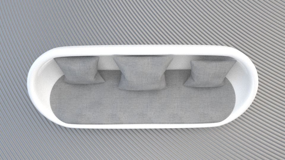Modern Sofa 3D model_23