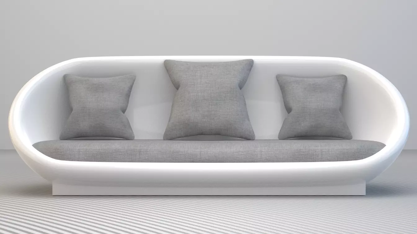 Modern Sofa 3D model_0