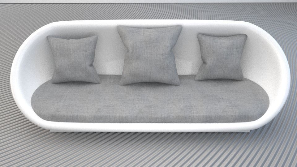 Modern Sofa 3D model_22