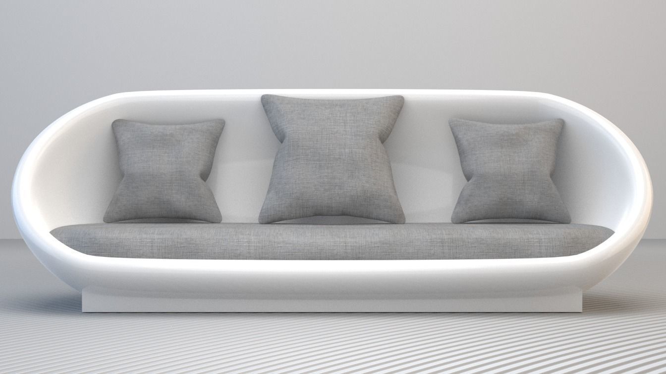 Modern Sofa 3D model_27