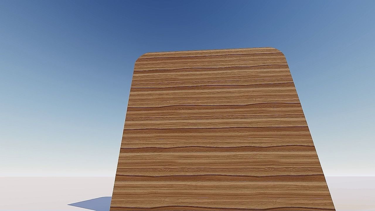closet wooden box in middle of desert 3D print model_8