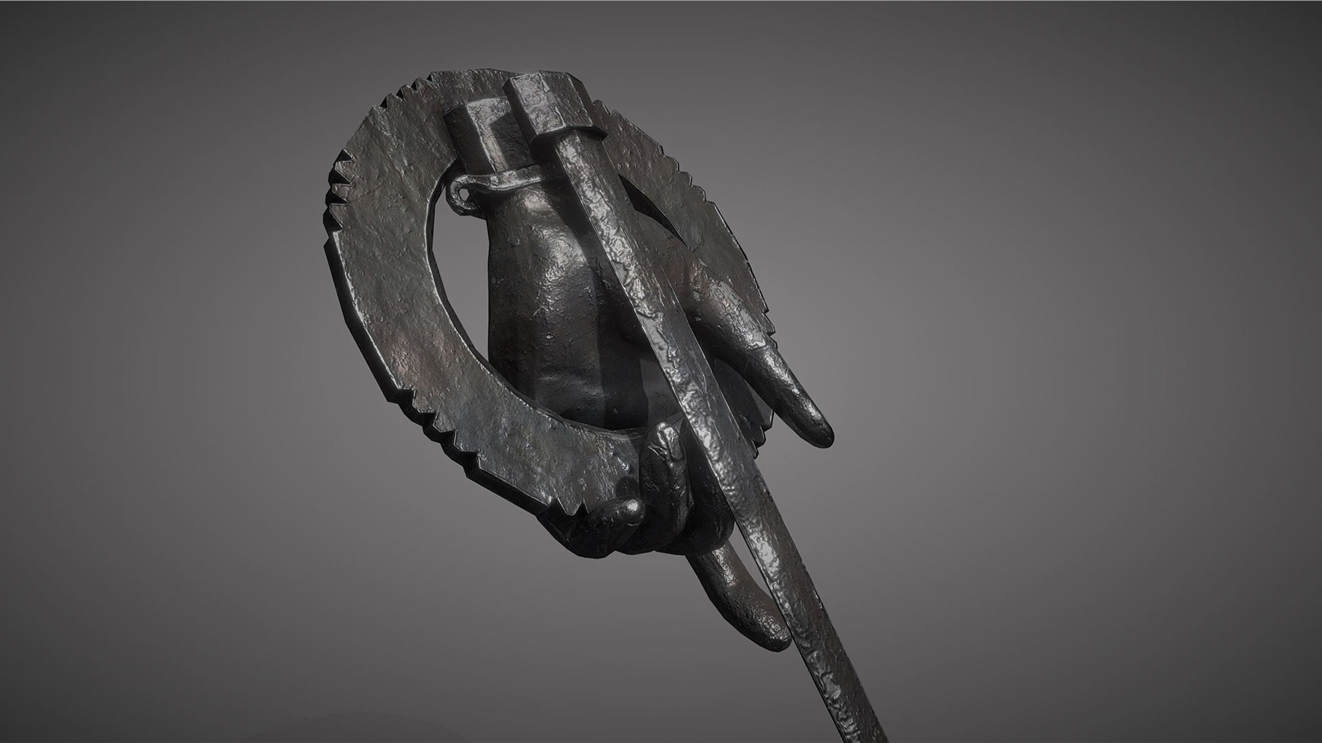 Hand of the Queen Pin - Game of Thrones - PBR Low-poly 3D model_3
