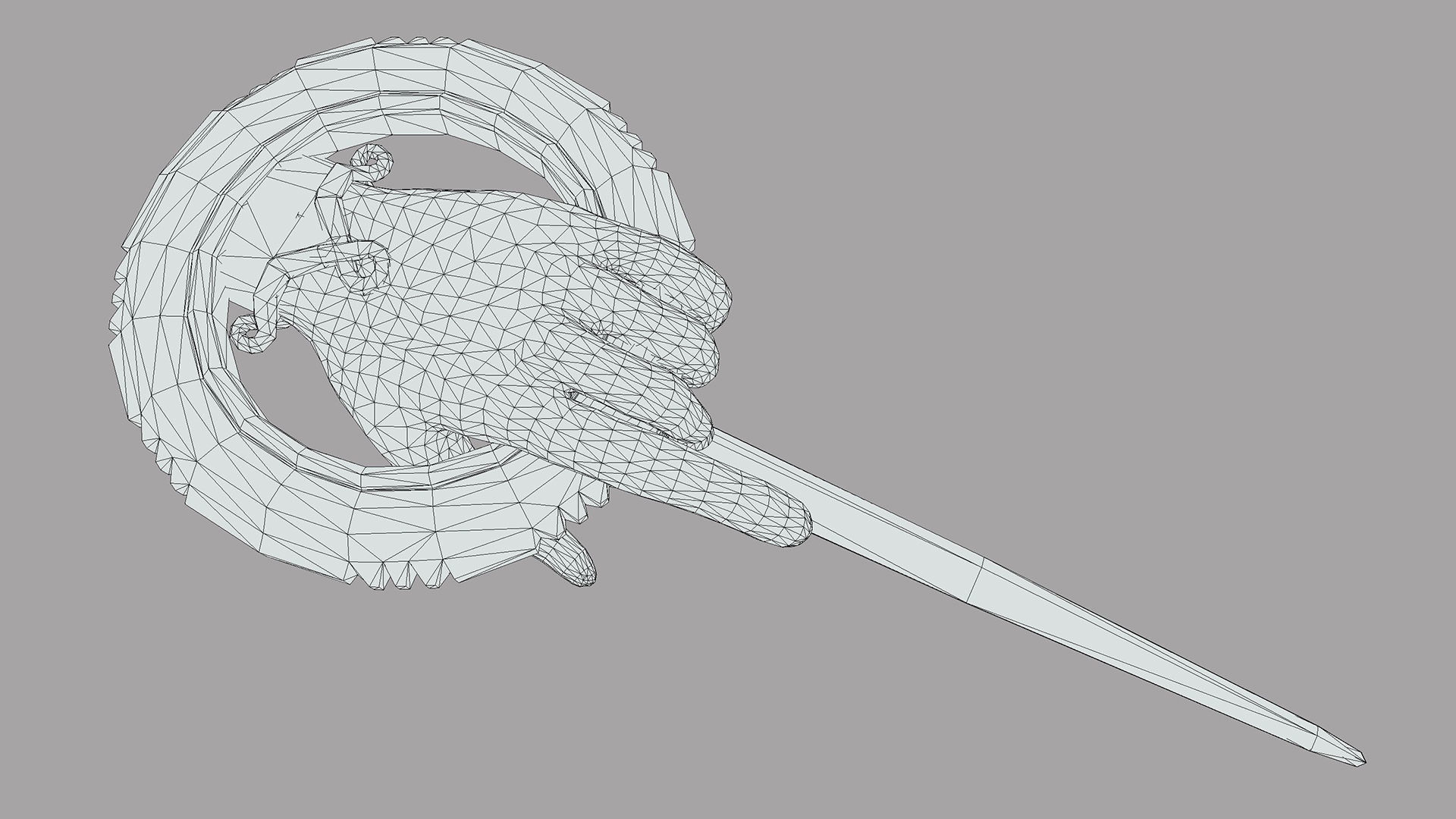 Hand of the Queen Pin - Game of Thrones - PBR Low-poly 3D model_1